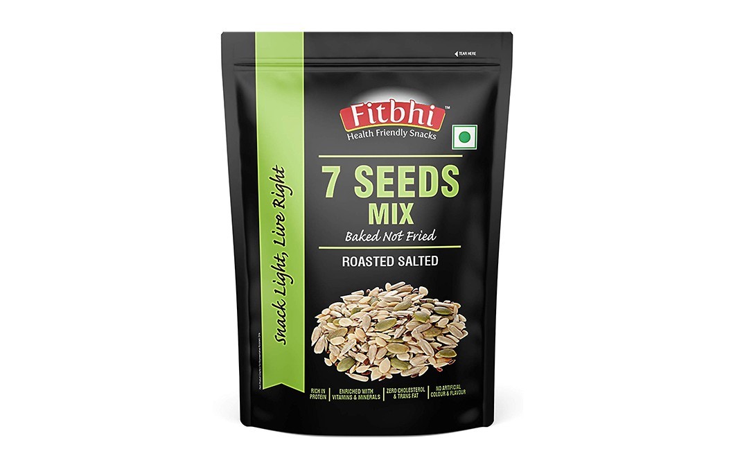 Fitbhi 7 Seeds Mix Roasted Salted   Pack  25 grams